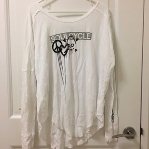 Soulcycle x Gregory Siff waffle knit thermal LS